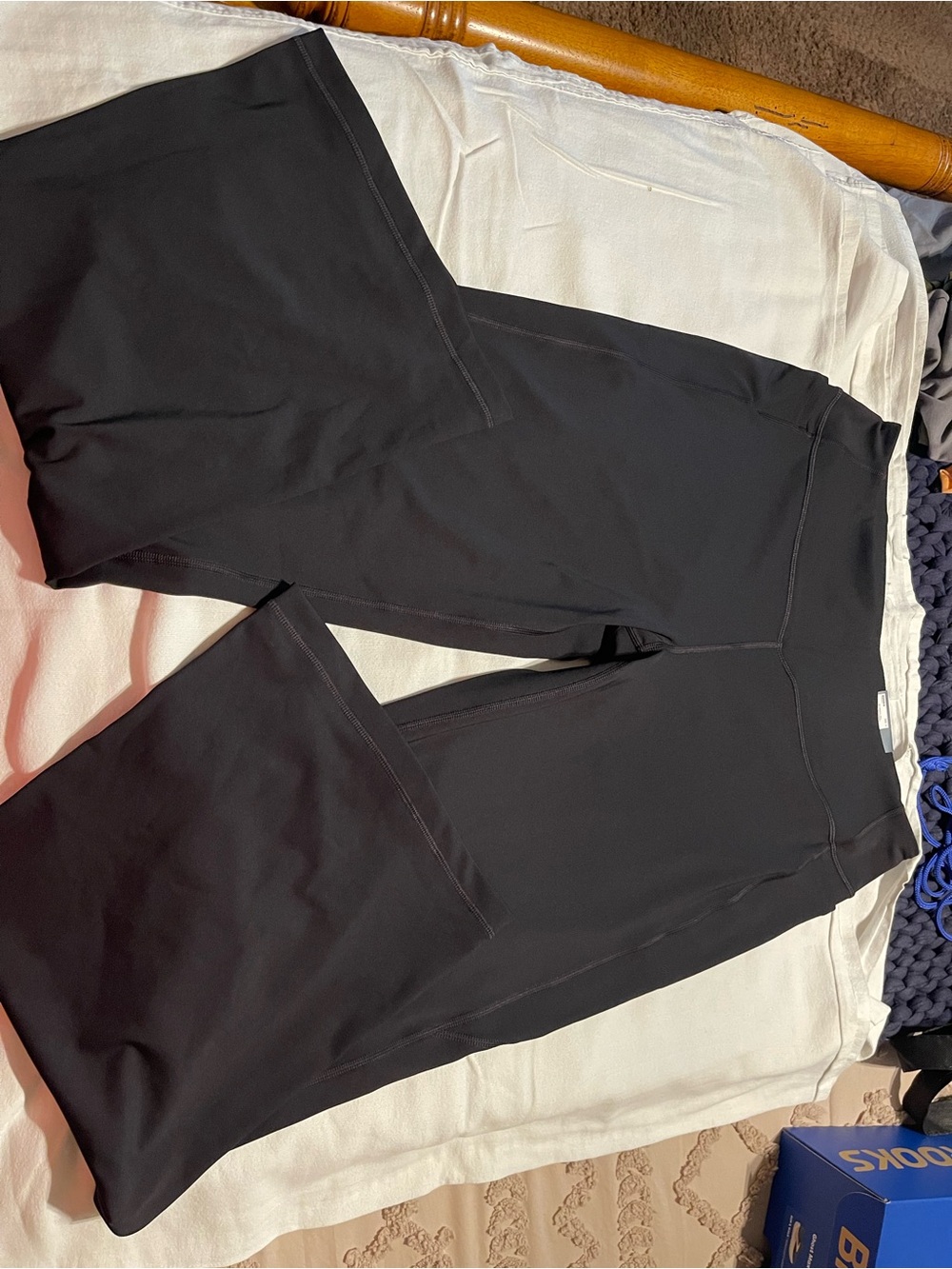 Kohl's Black Active High-Waist Wide Leg Pants